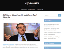 Tablet Screenshot of espaelinks.net